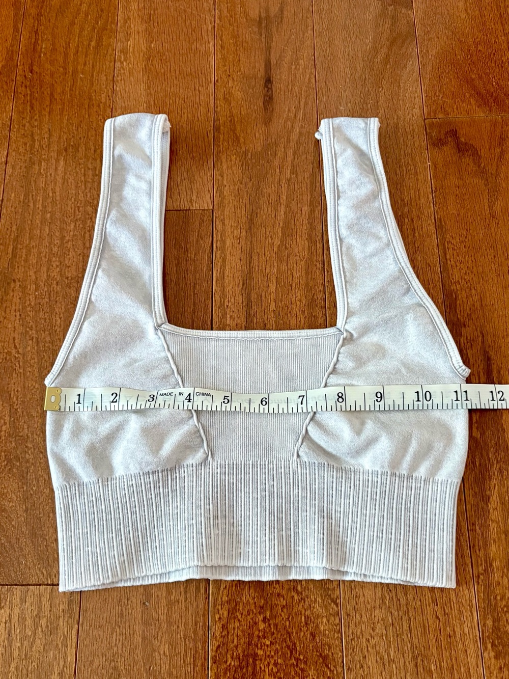FREE PEOPLE Good Karma Crop Top Square Neck XS/S - Picture 6 of 12